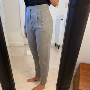Saint Laurent Gray High-Waisted Pantsuit